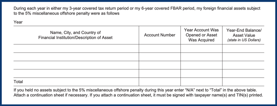 Form 14654 Section 3